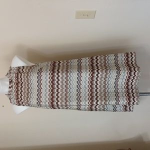 Tacera Striped Sleeveless mini dress, m